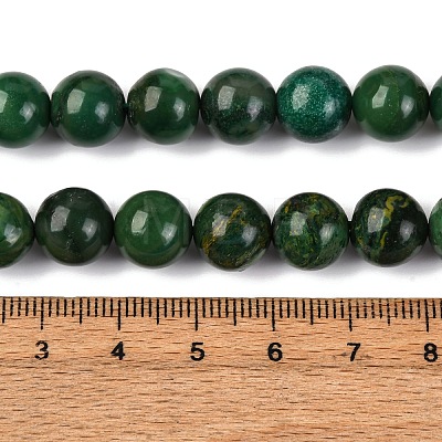 Natural African Jade Beads Strands G-K091-10mm-1
