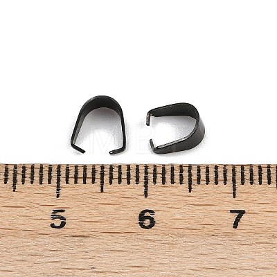 304 Stainless Steel Snap On Bails STAS-C135-01A-EB-1