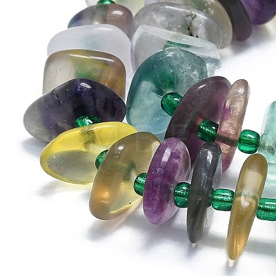 Natural Fluorite Beads Strands G-K245-H16-04-1