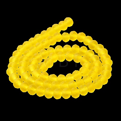 Transparent Glass Beads Strands X-EGLA-A034-T4mm-MD17-1