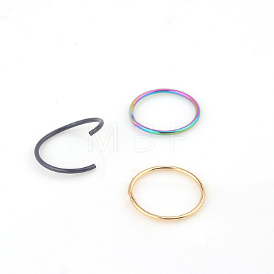 316L Stainless Steel Hoop Nose Rings WG46E6D-01-1