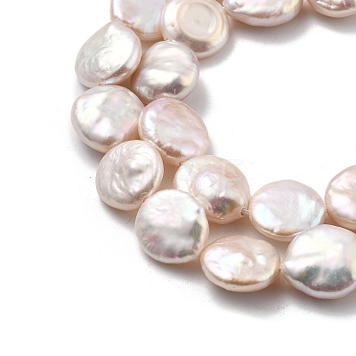 Natural Baroque Keshi Pearl Beads Strands PEAR-P064-18A-03A-1