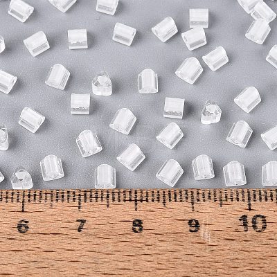 FGB Grade A Frosted Glass Seed Beads SEED-Q040-04A-12-1