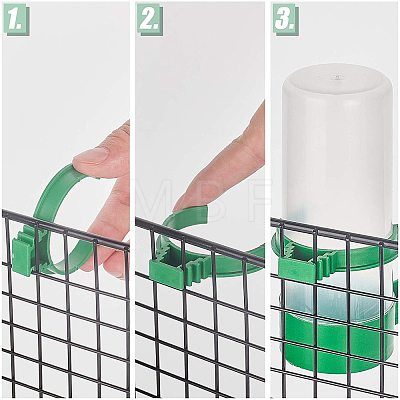 No Drip Small Animal Water Bottle and Plastic Pet Food Scoops AJEW-GA0002-02M-1