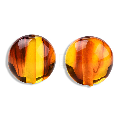 Resin Imitation Amber Beads X-RESI-N034-24-H01-1