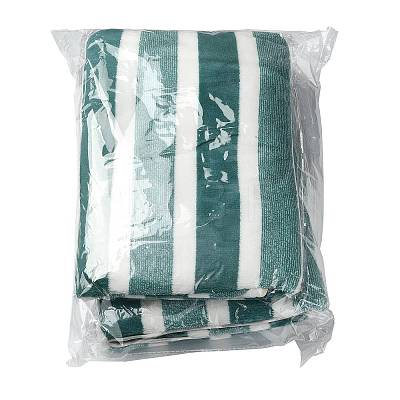 Polyester Stripe Towel AJEW-FZC0001-007C-1
