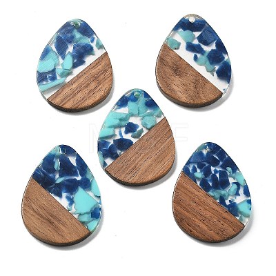 Resin and Walnut Pendants FIND-R051-04-1