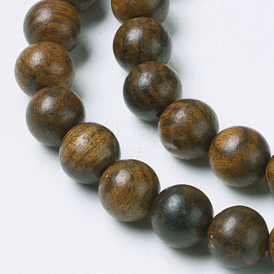 Natural Yellow Rosewood Beads X-WOOD-J001-01-8mm-1
