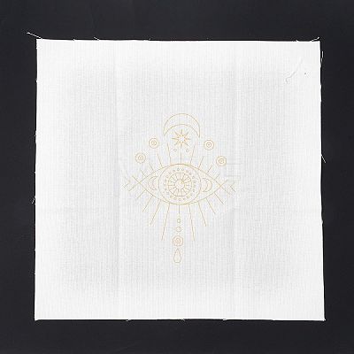 DIY Eye & Moon Pattern Embroidery Kits DIY-E063-01A-1