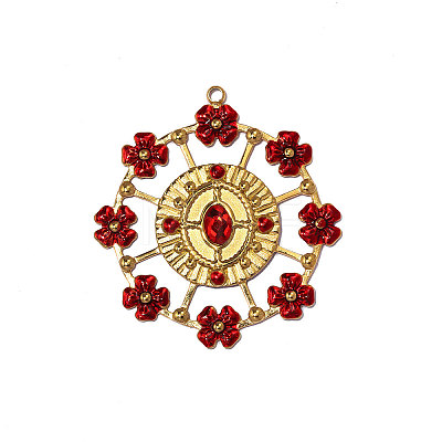 304 Stainless Steel Enamel Pendants STAS-OY014-38G-1