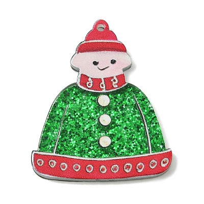 Christmas Acrylic Pendants OACR-I028-02F-1