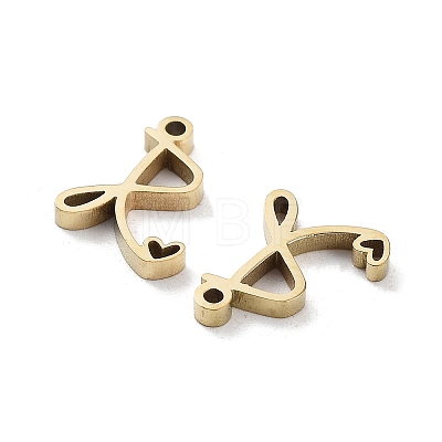 304 Stainless Steel Charms STAS-M327-02G-R-1