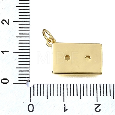 Brass Pendants KK-K427-16B-G-1