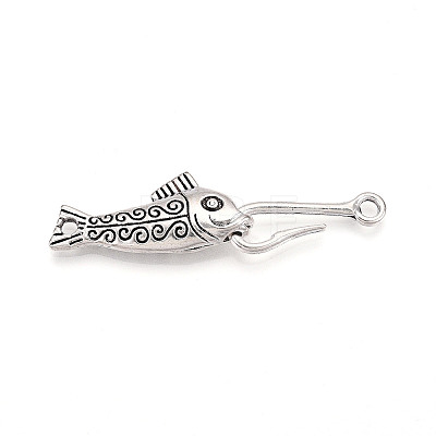 Alloy Toggle Clasps PALLOY-WH0110-18AS-1