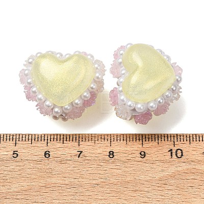 Rwsin & ABS Imitation Pearl & Polymer Clay Beads RE-CBA1913-01D-1