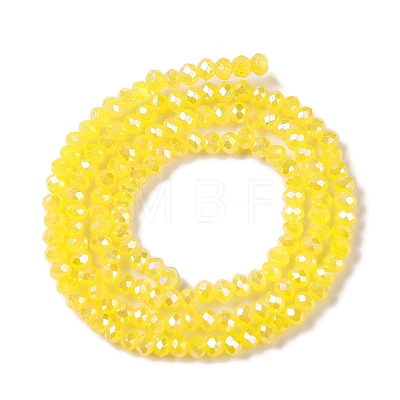 Baking Electroplate Glass Beads Strands DGLA-A039-J2MM-B23-1