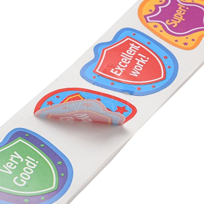 6 Styles Self-Adhesive Paper Cartoon Reward Stickers DIY-A049-02C-1