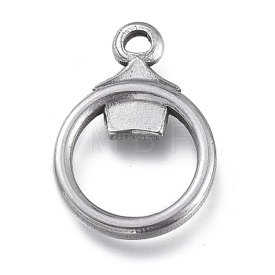 304 Stainless Steel Toggle Clasps Parts STAS-M278-01P-1