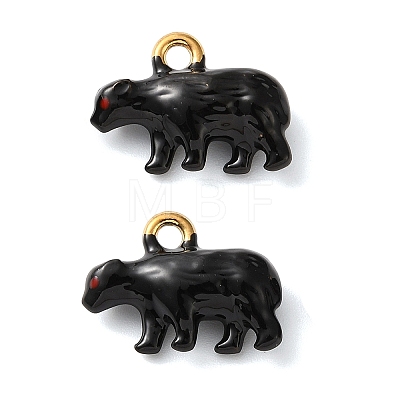 304 Stainless Steel Enamel Pendants SA-L002-05G-1