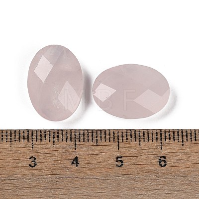 Natural Rose Quartz Cabochons G-O175-15A-01-1