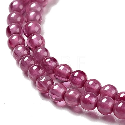 Natural Red Corundum/Ruby Beads Strands G-D470-05-1