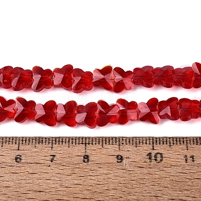 Transparent Glass Beads Strands GLAA-Q118-01A-B10-1