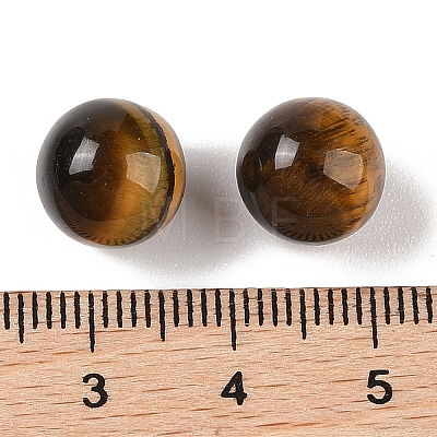 Natural Tiger Eye No Hole Sphere Beads G-K353-04A-04-1