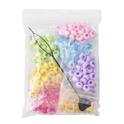 208Pcs Acrylic European Beads OHAR-FS0001-01-1