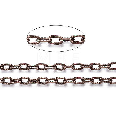 Aluminium Textured Cable Chains CHA-T001-38R-1