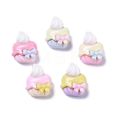 Opaque Cute Resin Decoden Cabochons X-RESI-B024-01H-1