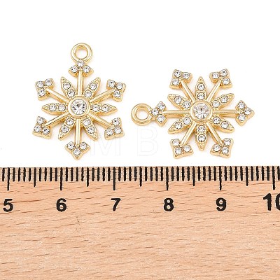 Christmas Alloy Rhinestone Pendants FIND-B059-06G-03-1