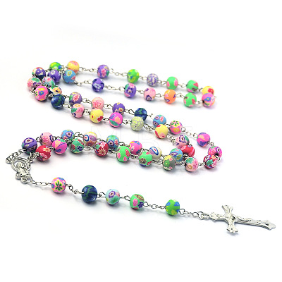 Rosary Bead Necklace RELI-PW0001-028A-1