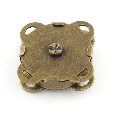 Iron Purse Snap Clasps IFIN-R203-69AB-1