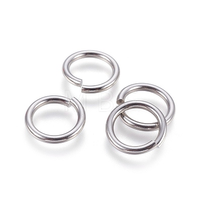 Tarnish Resistant 304 Stainless Steel Saw Cut Open Jump Rings STAS-P212-25P-05-1