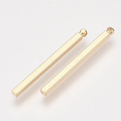Brass Bar Pendants KK-S348-384C-1