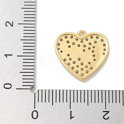 Rack Plating Brass Micro Pave Cubic Zirconia Pendants KK-L224-011G-01-1