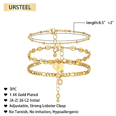 Anklets Sets AJEW-AN00383-15-1