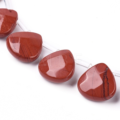 Natural Red Jasper Beads Strands G-G821-11A-1
