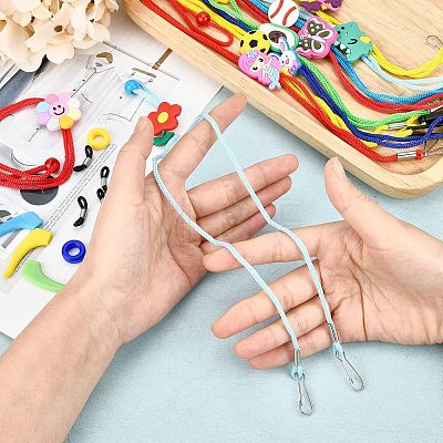  DIY Eyeglasses Neck Strap Making Kits for Children FIND-NB0006-03-1