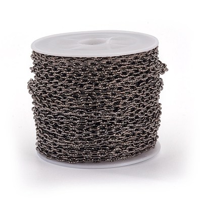Iron Textured Cable Chains X-CHT104Y-B-1