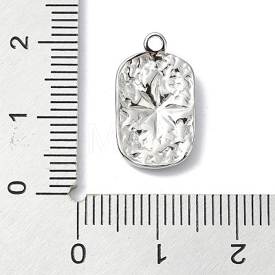 Anti-Tarnish 304 Stainless Steel Pendants STAS-L022-444P-1