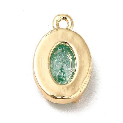 Glass Charms KK-M233-01G-D-1