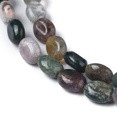 Natural Indian Agate Beads Strands G-Z006-A19-1