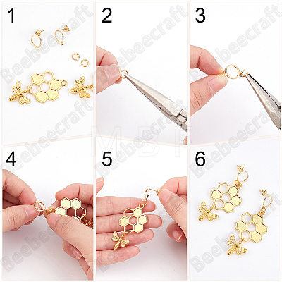 20Pcs Brass Stud Earring Findings KK-BBC0027-87-1