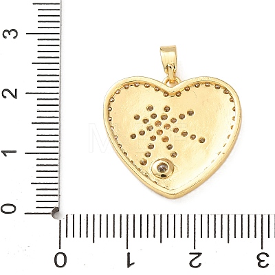 Brass Micro Pave Rhinestone Pendants KK-Z161-01G-01-1