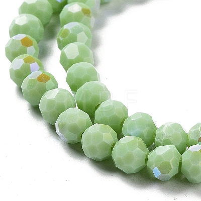 Opaque Glass Beads Strands EGLA-A035-P6mm-L20-1