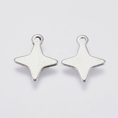 201 Stainless Steel Charms STAS-F139-009P-1