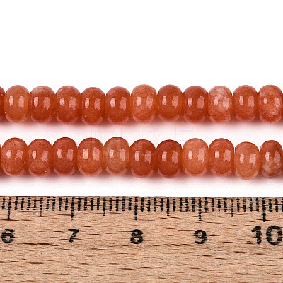 Dyed Natural White Jade Beads Strands G-T139-59A-06-1