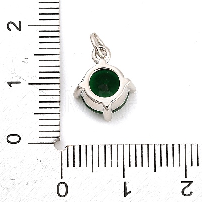 Brass Glass Pendants KK-H527-14P-02-1