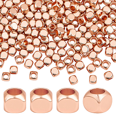 200Pcs Brass Spacer Beads KK-PH0014-97RG-1